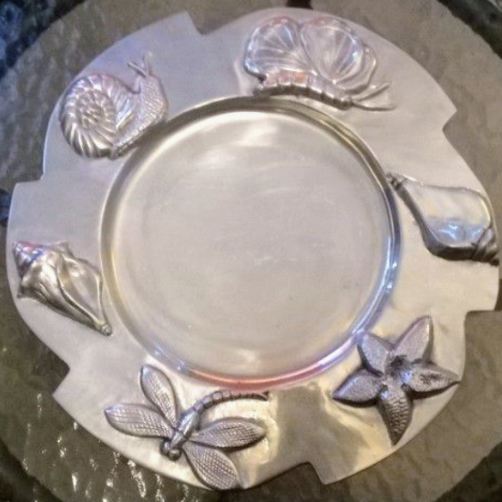 Mexican Silver Hors d'erve Platter
